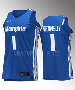 Keonte Kennedy 1 Memphis Tigers Uniform Jersey College Basketball Royal