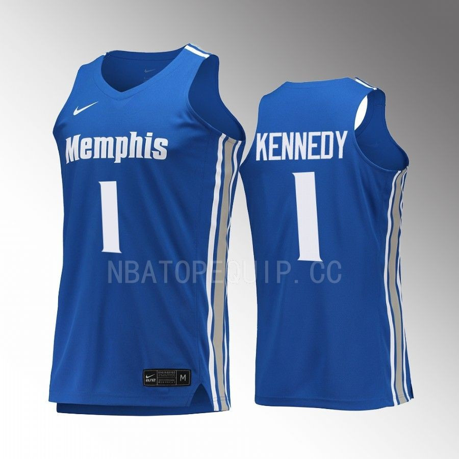 Keonte Kennedy 1 Memphis Tigers Uniform Jersey College Basketball Royal