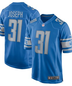 Kerby Joseph Detroit Lions Player Game Jersey - Blue Nfl