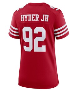 Kerry Hyder Jr. San Francisco 49ers Women's Game Player Jersey - Scarlet