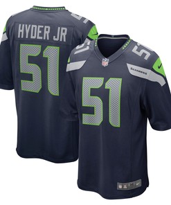 Kerry Hyder Jr. Seattle Seahawks Game Jersey - College Navy Nfl