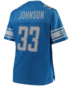 Kerryon Johnson Detroit Lions Nfl Pro Line Womens Player Jersey - Blue