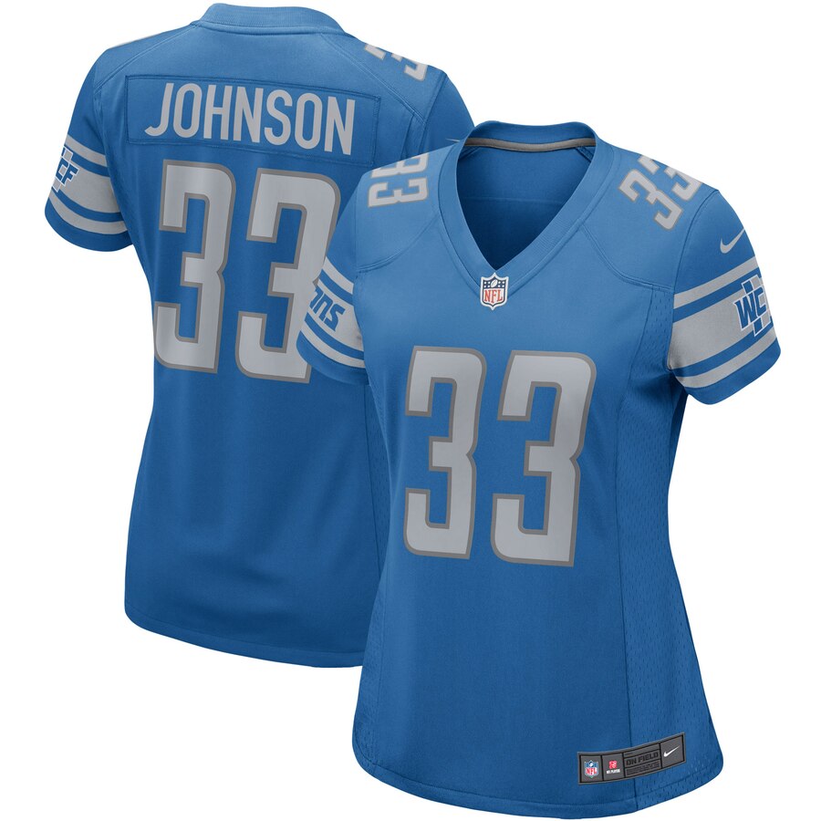 Kerryon Johnson Detroit Lions Nike Womens Game Jersey - Blue