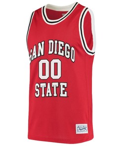 Keshad Johnson 0 San Diego State Aztecs 2023 Basketball Jersey- Men Red