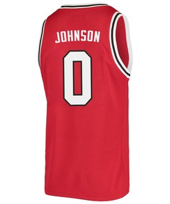 Keshad Johnson 0 San Diego State Aztecs 2023 Basketball Jersey- Men Red
