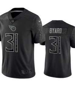 Kevin Byard 31 Tennessee Titans Black Reflective Limited Jersey - Men