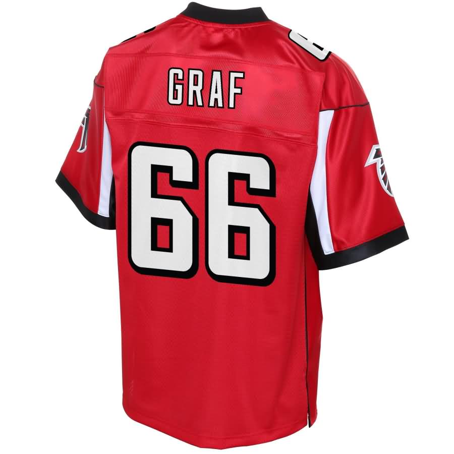 Kevin Graf Atlanta Falcons Nfl Pro Line Player Jersey - Red