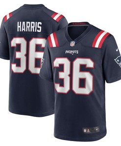 Kevin Harris New England Patriots Game Player Jersey - Navy
