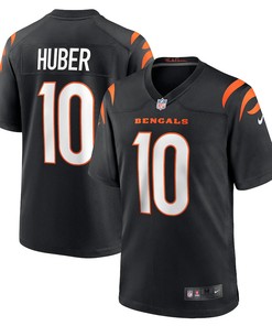 Kevin Huber 10 Cincinnati Bengals Game Jersey - Black