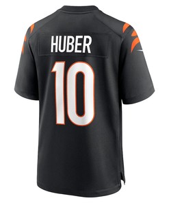 Kevin Huber 10 Cincinnati Bengals Game Jersey - Black