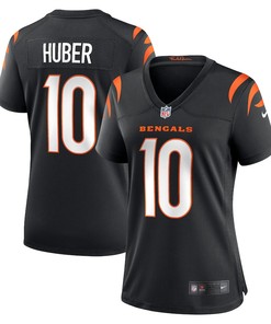 Kevin Huber 10 Cincinnati Bengals Women's Game Jersey - Black