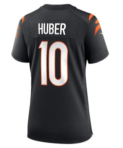 Kevin Huber 10 Cincinnati Bengals Women's Game Jersey - Black