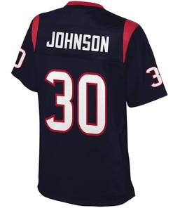 Kevin Johnson Houston Texans Nfl Pro Line Womens Player Jersey - Navy