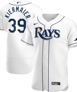 Kevin Kiermaier Tampa Bay Rays Home Authentic Player Jersey - White Mlb