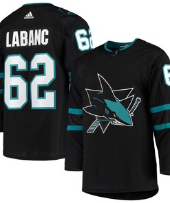 Kevin Labanc San Jose Sharks Adidas Alternate Authentic Jersey - Black Nhl