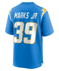 Kevin Marks Los Angeles Chargers Player Game Jersey - Powder Blue