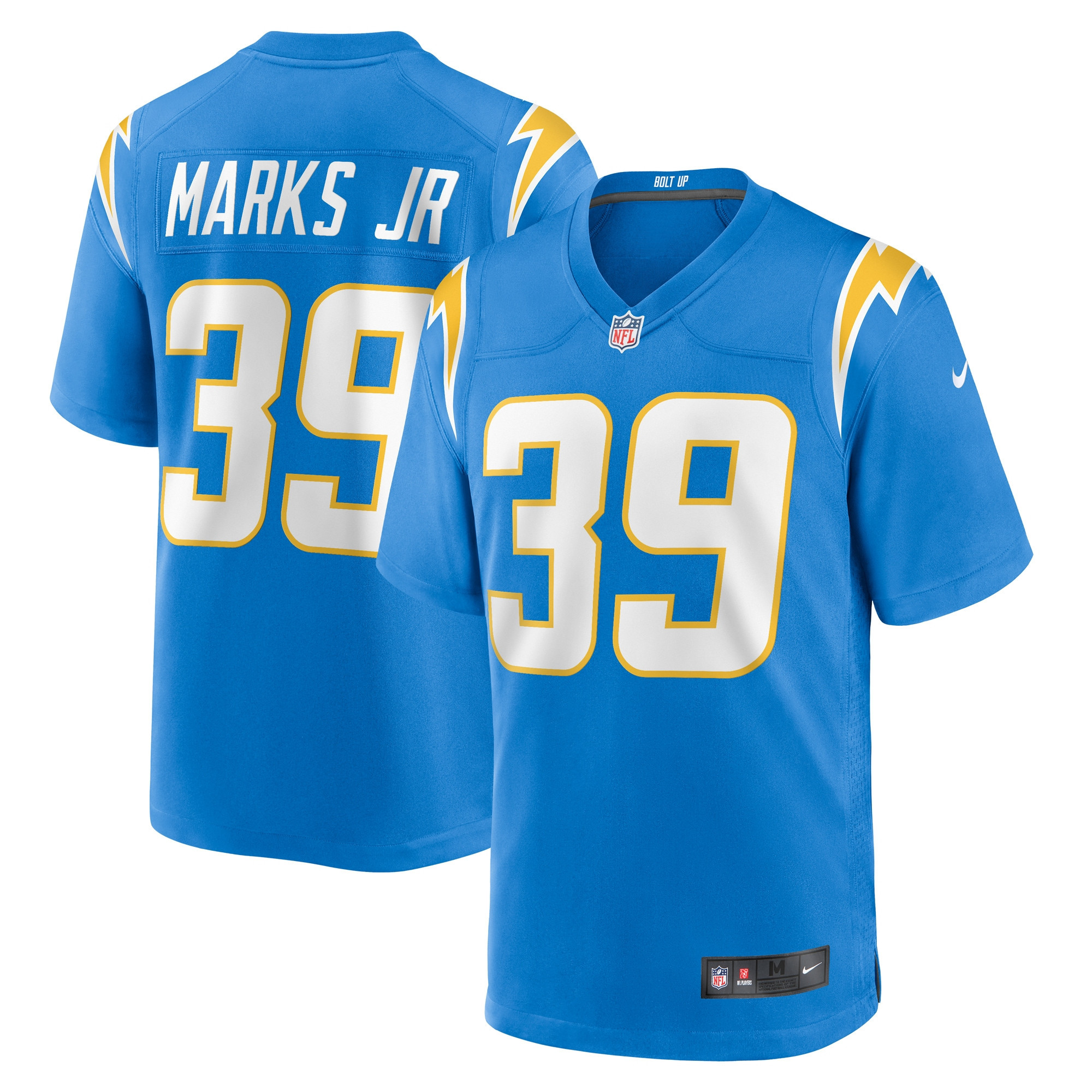 Kevin Marks Los Angeles Chargers Player Game Jersey - Powder Blue Nfl
