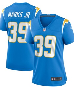 Kevin Marks Los Angeles Chargers Women's Player Game Jersey - Powder Blue