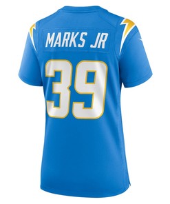 Kevin Marks Los Angeles Chargers Women's Player Game Jersey - Powder Blue