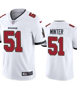 Kevin Minter 51 Tampa Bay Buccaneers White Vapor Limited Jersey
