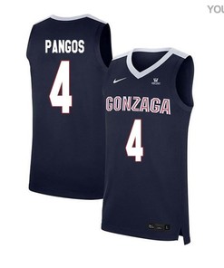 Kevin Pangos 4 Gonzaga Bulldogs Elite Basketball Youth Jersey - Navy