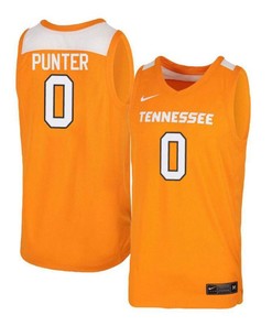 Kevin Punter 0 Tennessee Volunteers Elite Basketball Men Jersey - Orange White