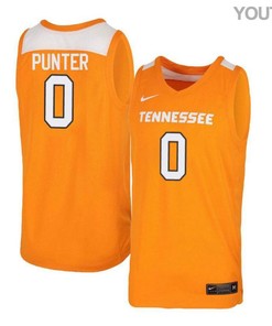 Kevin Punter 0 Tennessee Volunteers Elite Basketball Youth Jersey - Orange White