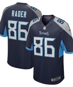 Kevin Rader Tennessee Titans Game Player Jersey - Navy