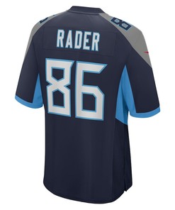 Kevin Rader Tennessee Titans Game Player Jersey - Navy