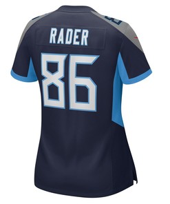 Kevin Rader Tennessee Titans Women's Game Player Jersey - Navy