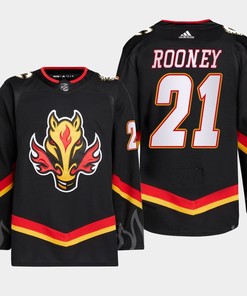 Kevin Rooney 21 Calgary Flames Black Jersey 2022-23 Blasty Alternate Primegreen