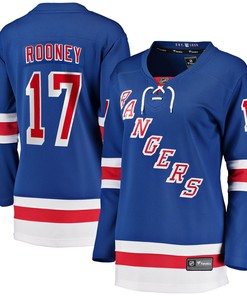 Kevin Rooney New York Rangers Fanatics Branded Womens 2017/18 Home Breakaway Jersey - Blue Nhl