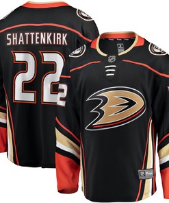 Kevin Shattenkirk Anaheim Ducks Fanatics Branded Home Breakaway Jersey - Black Nhl