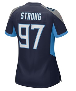 Kevin Strong Tennessee Titans Women's Game Player Jersey - Navy