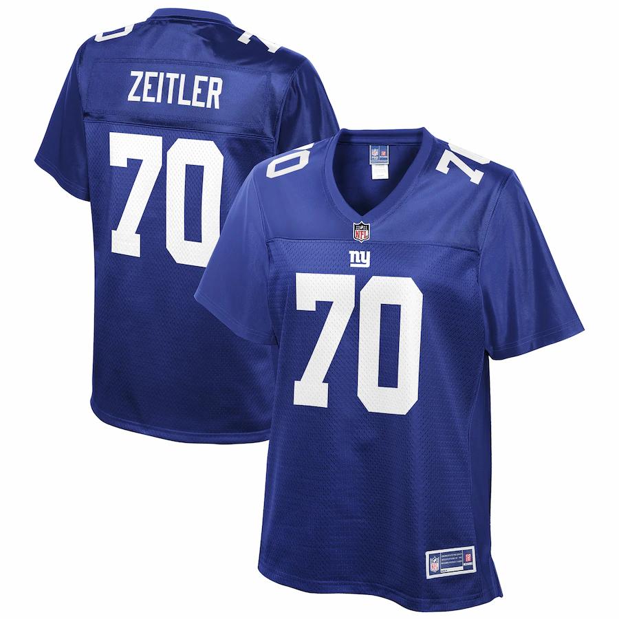 Kevin Zeitler New York Giants Nfl Pro Line Womens Team Player Jersey - Royal