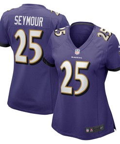 Kevon Seymour 25 Baltimore Ravens Women's Game Player Jersey - Purple