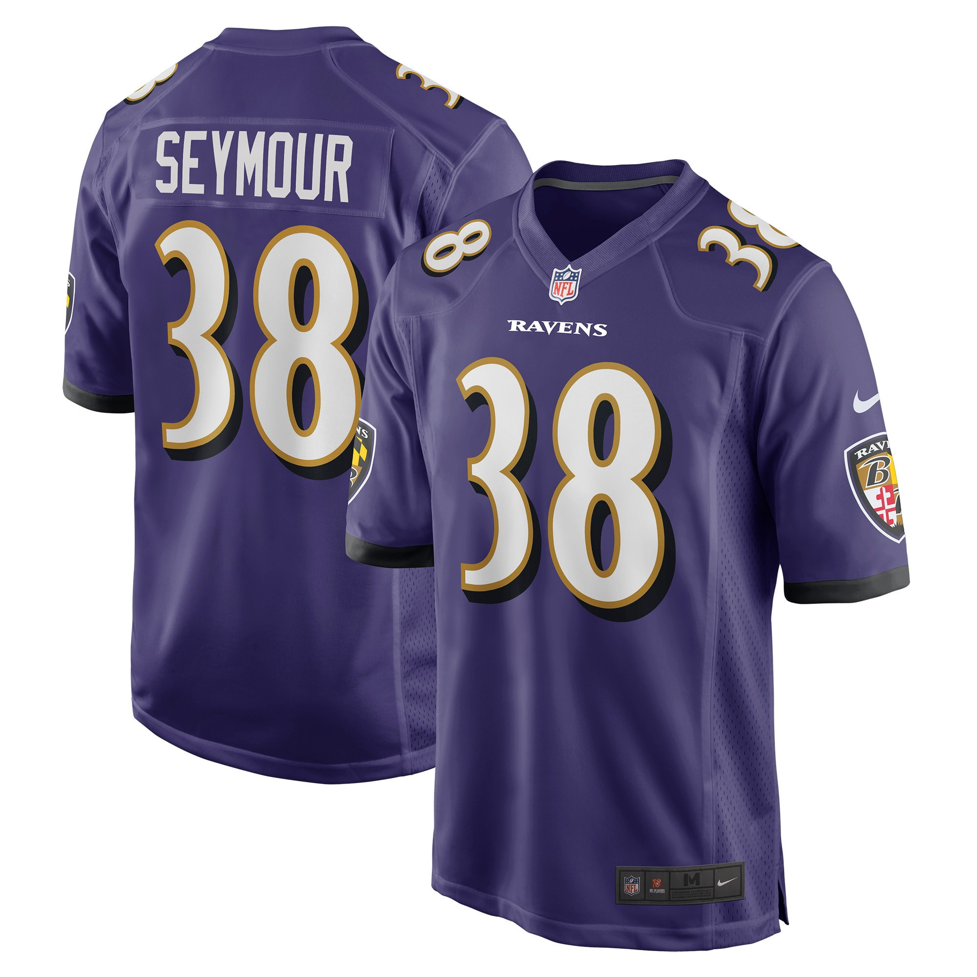 Kevon Seymour Baltimore Ravens Game Jersey - Purple Nfl