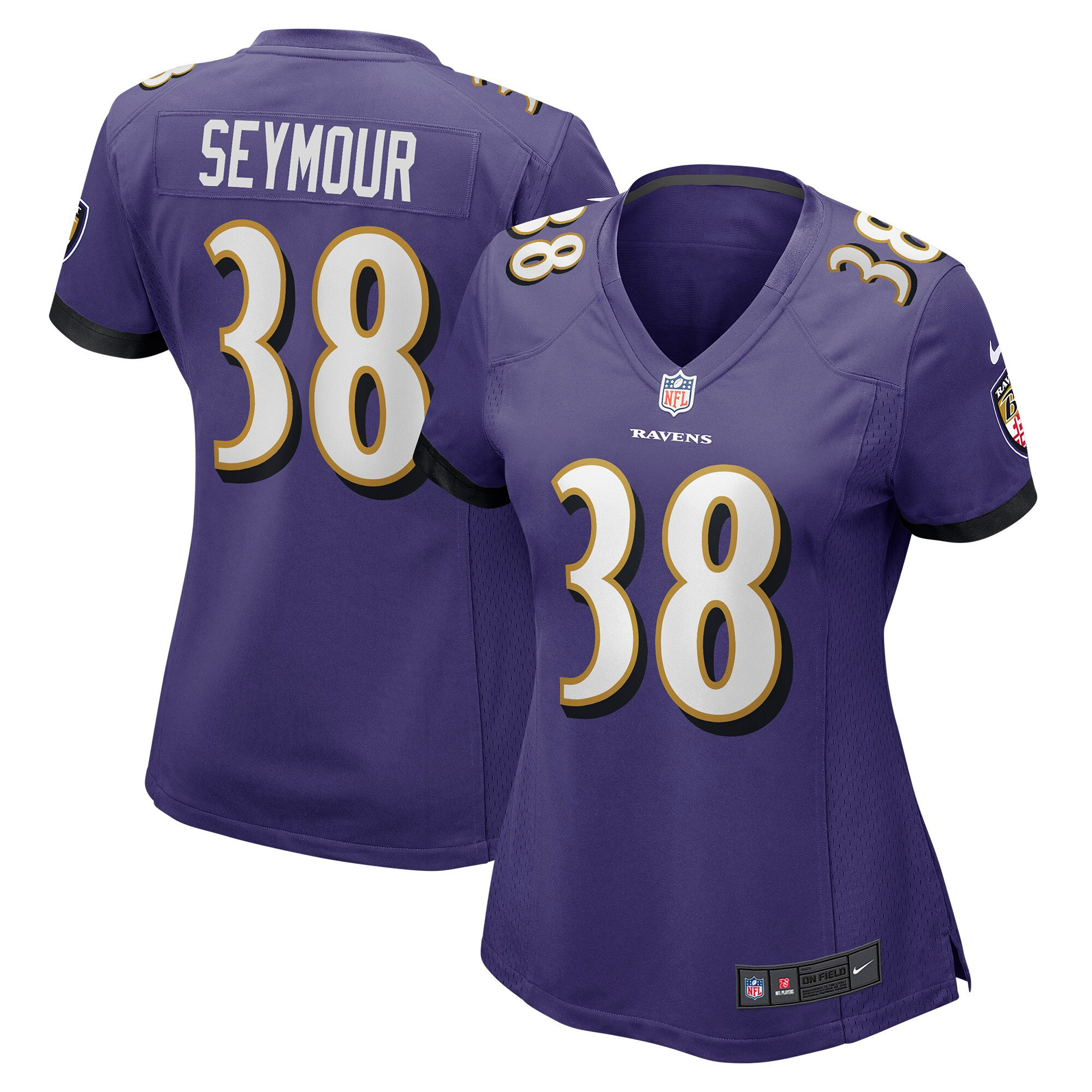 Kevon Seymour Baltimore Ravens Womens Game Jersey - Purple Nfl