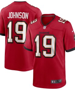 Keyshawn Johnson Tampa Bay Buccaneers Game Retired Player Jersey - Red Nfl