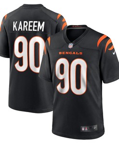 Khalid Kareem 90 Cincinnati Bengals Game Jersey - Black