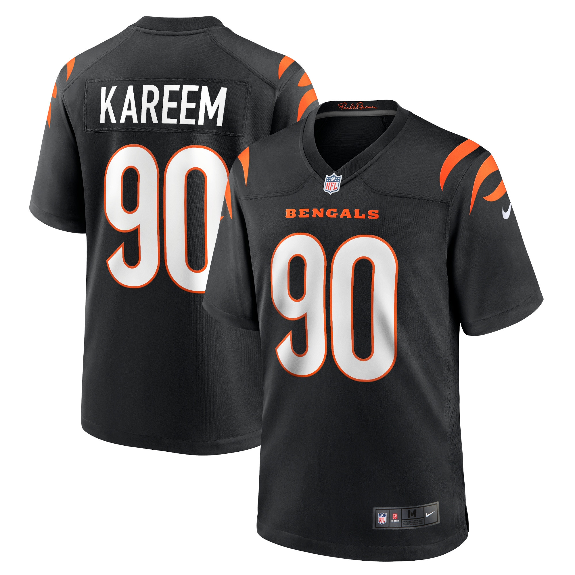 Khalid Kareem Cincinnati Bengals Game Jersey - Black Nfl