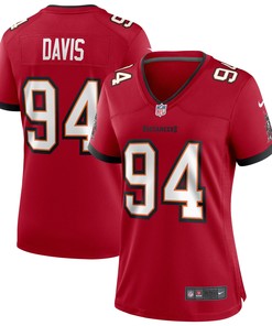 Khalil Davis Tampa Bay Buccaneers Womens Game Jersey - Red Nfl