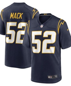 Khalil Mack 52 Los Angeles Chargers Alternate Game Jersey - Navy