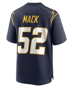 Khalil Mack 52 Los Angeles Chargers Alternate Game Jersey - Navy