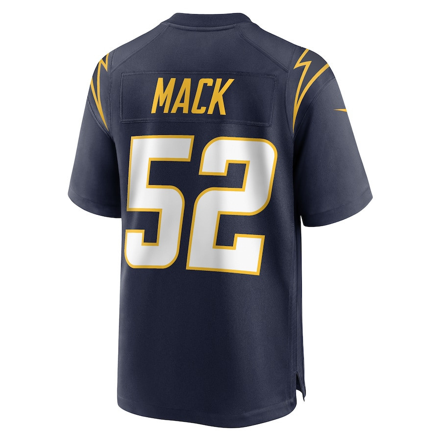 Khalil Mack 52 Los Angeles Chargers Alternate Game Jersey - Navy