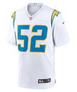 Khalil Mack 52 Los Angeles Chargers Game Jersey - White