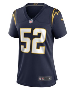 Khalil Mack 52 Los Angeles Chargers Women's Alternate Game Jersey - Navy