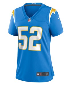 Khalil Mack 52 Los Angeles Chargers Women's Game Jersey - Powder Blue