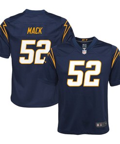 Khalil Mack 52 Los Angeles Chargers Youth Alternate Game Jersey - Navy