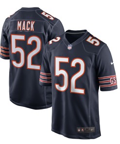Khalil Mack Chicago Bears Game Player Jersey - Navy Nfl